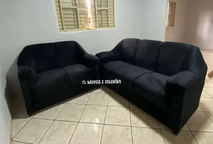 Sofá de 2 e 3 lugares