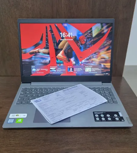 Notebook Ideapad S145, Ac Cart, i7 8ªg+P.Vid.Dedicad,12GB DDR4, SSD Nvme 256GB+HD,Wi-Fi 5G