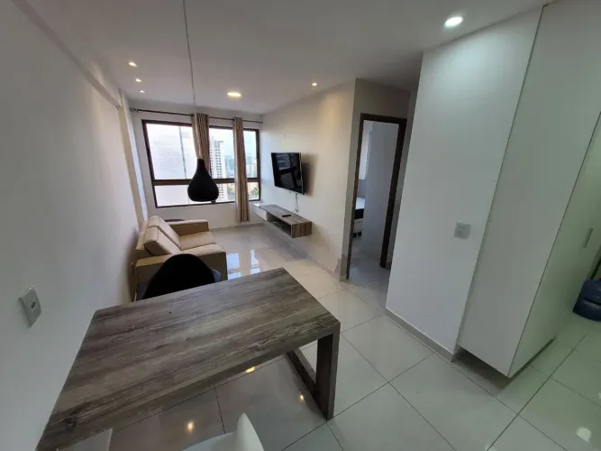 Apartamento para alugar, 32 m² por R$ 2.735,26/mês - Ilha do Leite - Recife/PE