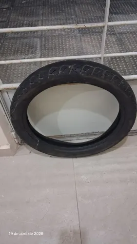 Pneu traseiro moto Titan Fan Levorin meia vida