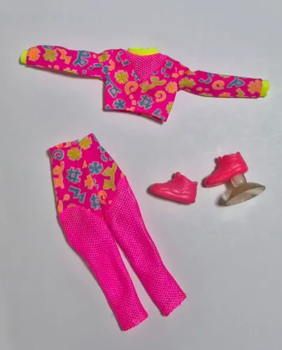 Lote acessório Barbie Workin out