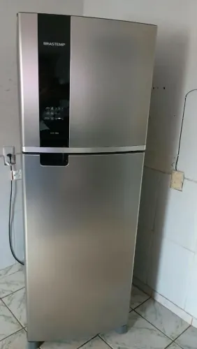 Geladeira Brastemp Frost Free inox duplex 