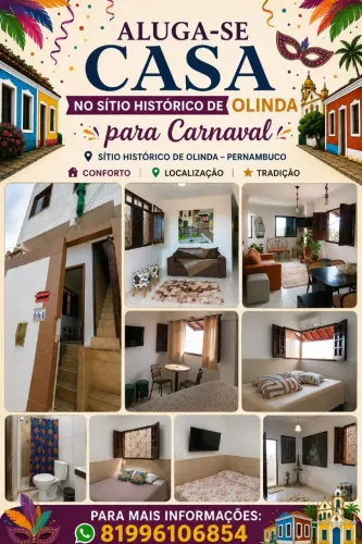 Casa para alugar em Olinda - Carnaval