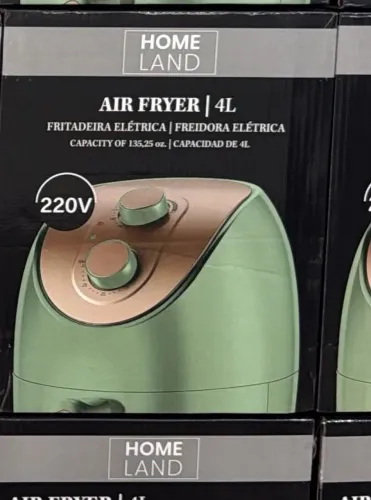 Air fryer home land  4l cor verde 