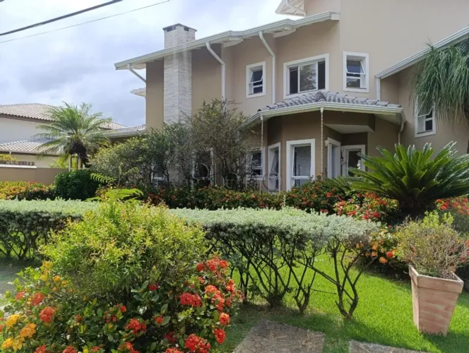 Sobrado à venda em Vinhedo, Marambaia, com 4 suítes, com 484.65 m², Condomínio Estância Ma