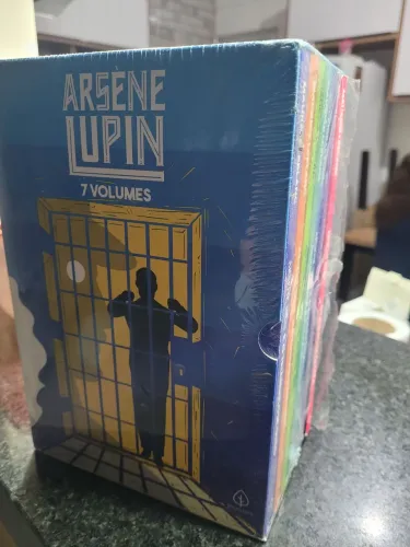 Box de Livros Arsène Lupin Completo novo 7 Volumes Lacrado livros lupin leitura coleção