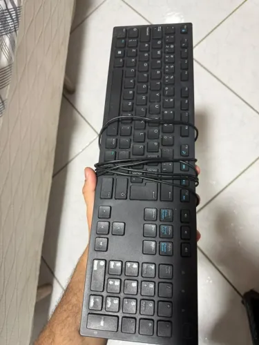 Teclado Dell KB216, USB com Fio, Teclas Multimídia, Preto
