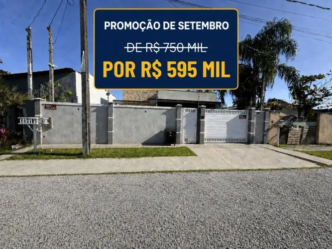Casa nova moderna promoção mês de setembro