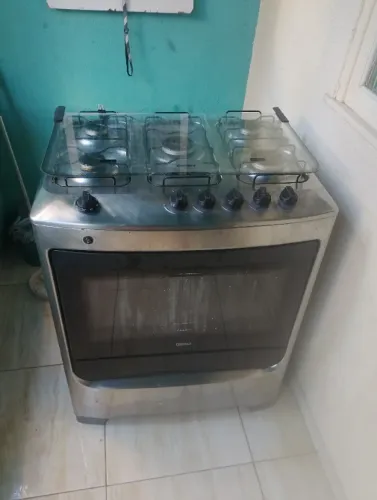 Fogão 5 bocas Consul inox