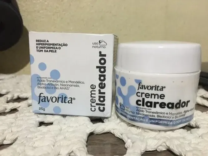 Creme Clareador Noturno FAVORITA
