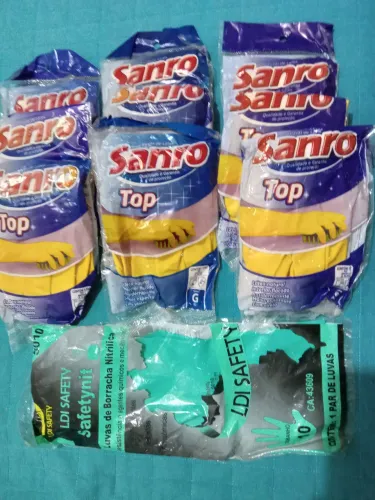 Luvas Sanro Top.kit com 10 unidades