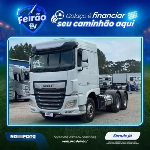 DAF XF 530 6X4 ANO 2023 OFF-ROAD - 142 MIL KM - COM CUBO REDUTOR - ASSISTENTE FAIXA