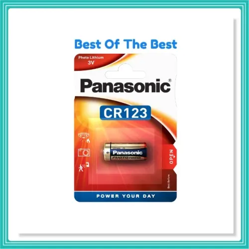 Baterias Panasonic Lithium CR123