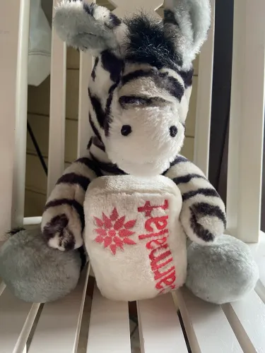 Pelúcia Parmalat zebra
