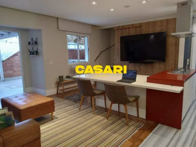 Cobertura à venda, 177 m² - 3 dormitórios (1 suíte máster), 3 vagas, varanda gourmet - Jar