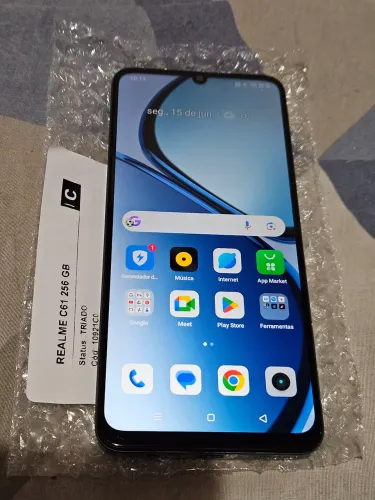 Celular realme c61 256gb impecavel 