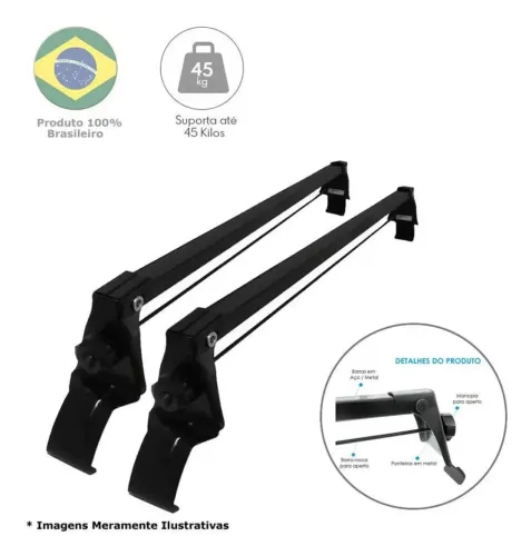 Rack De Teto Vhip Peugeot 208 2013 A 2020