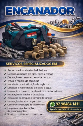 ENCANADOR PROFISSIONAL EM MANAUS