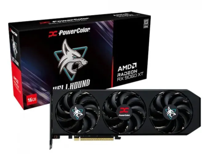 Placa de vídeo RX 9060XT Power color 16GB