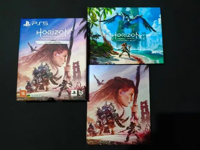 Horizon Forbidden West Stellbook Edição especial PS5