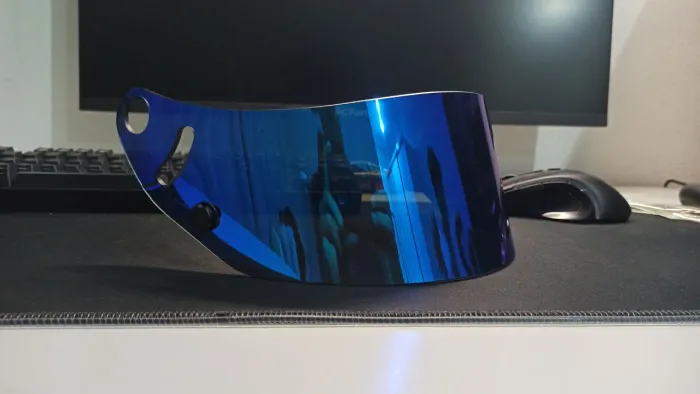 Viseira FK Visors - Azul Espelhada (Iridium Blue)