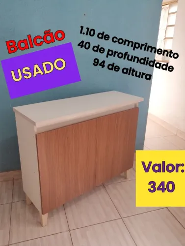 Balcão USADO conservado