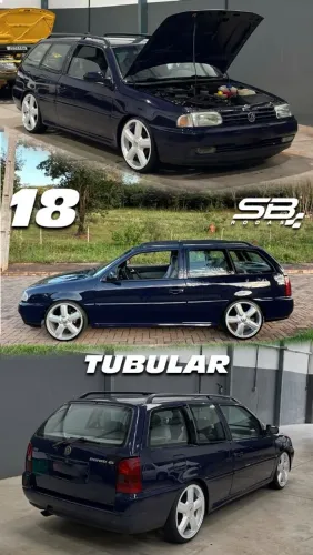 Rodas aro 18 Volkswagen Gol Tubular Prata 4x100 novas