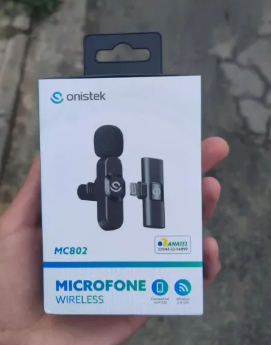 MICROFONE SEM FIO - NOVO NA CAIXA