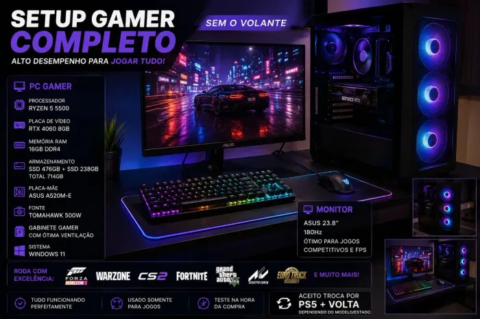 ? SETUP GAMER COMPLETO