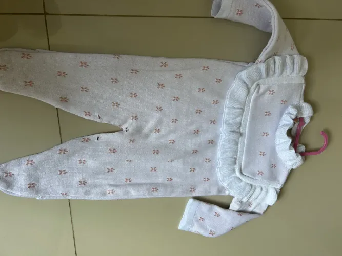 Macacão para saída de maternidade