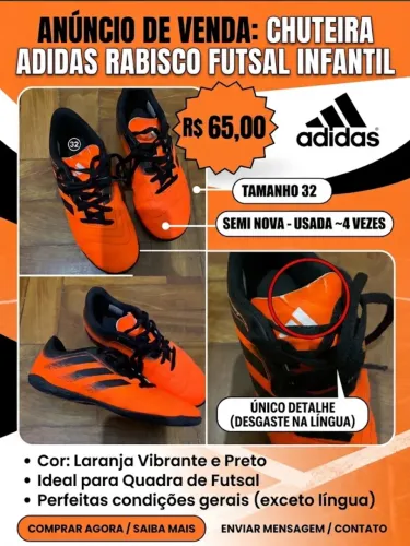 Chuteira adidas n 32
