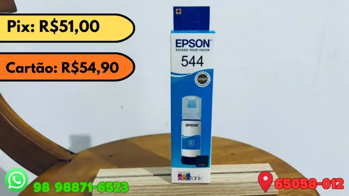 Refil tinta Epson Cyano 544