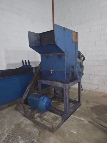 Moinho secadora rosca sem fim tanque de decantado quadro elétrico reciclagem