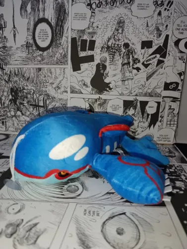 OPORTUNIDADE | Pelucia Pokemon Kyogre Lendario Nintendo Geek