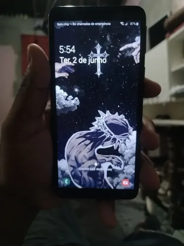 Samsung Galaxy A01 core, em boa condição mais tá com problema da câmera frontal 