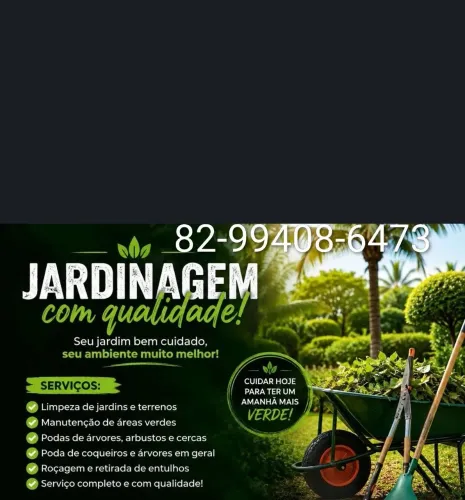 Trabalhamos com serviços gerais .