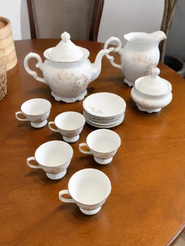 Jogo Antigo de Porcelana Schmidt - 15 peças - R$ 800