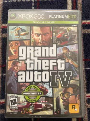 Grand Theft Auto IV (XBOX 360) - Clássico.