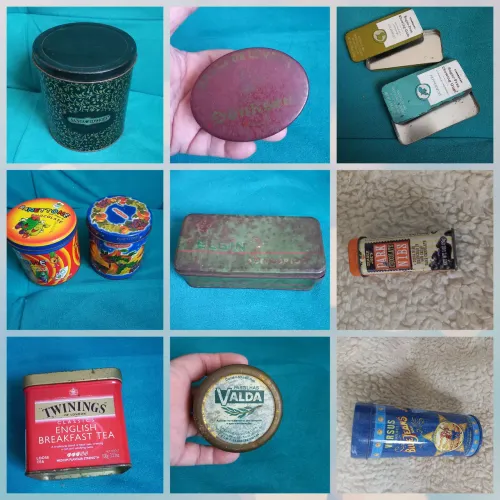Lotes de LATAS Vintage ( 11 latas)