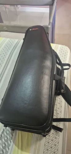 Case em couro para sax tenor marca bessa