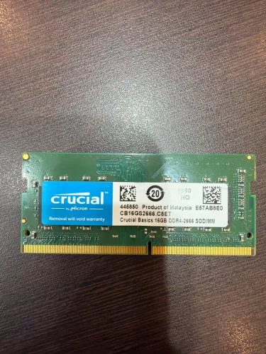 Memória Crucial DDR4 16GB 2666MHZ