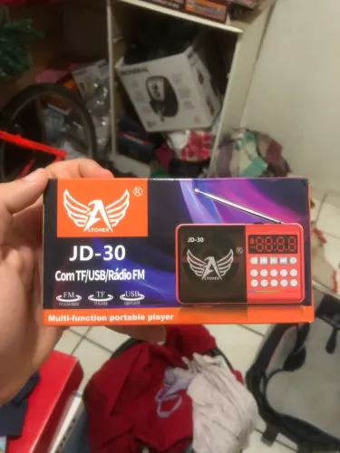 Mini Rádio Fm Portátil Bluetooth