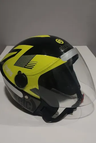 Capacete Etceter Verde Neon Novo