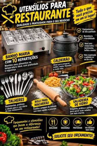 Utensílios para Restaurantes