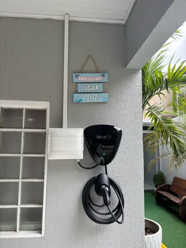Instalação de carregador para carro elétrico tudo dentro das normas do fabricante