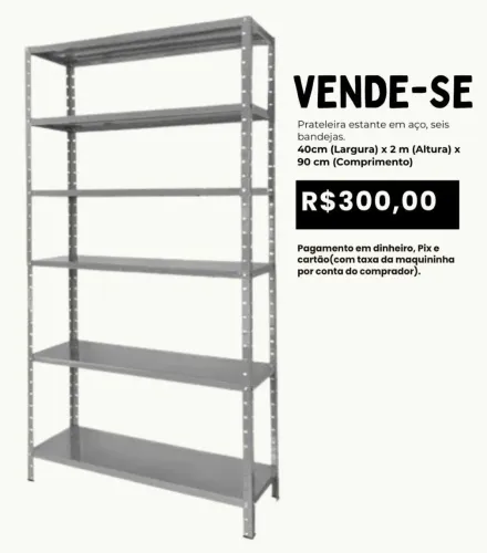 Prateleira de aço