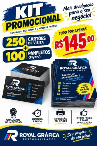 Combo cartão de visita+ panfletos