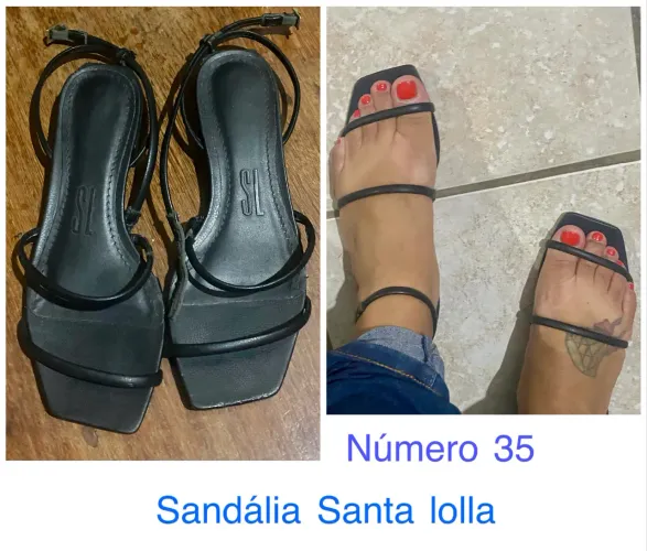 Sandália Santa Lolla número 35