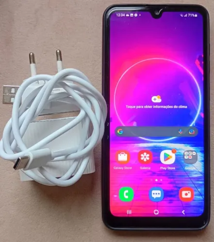Carregador Novo + Cabo + Brinde Samsung Galaxy A31 128GB
