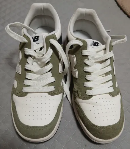 Tênis New Balance 480 Low Unisex - Cinza com Branco